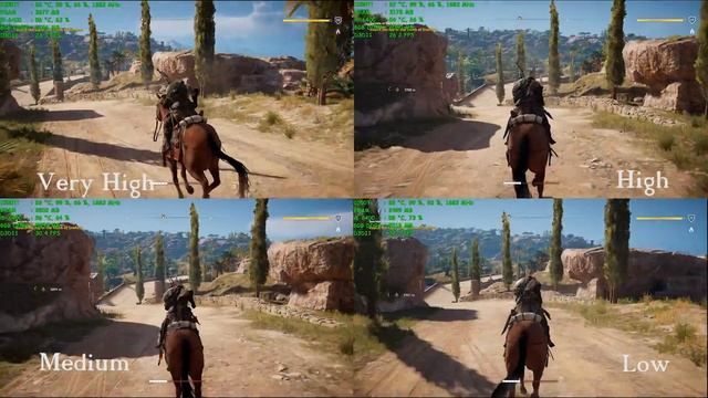 Assassins's Creed Origins 1440p Benchmark GTX 1050 Ti 4Gb смотреть онлайн