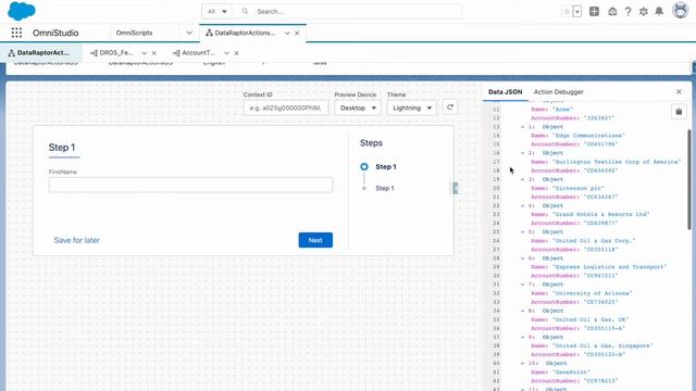 OmniStudio: OmniScript - Data Raptor Actions #28 | 0to1Code смотреть онлайн