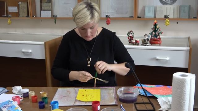 Мастер-класс по созданию новогодней открытки смотреть онлайн