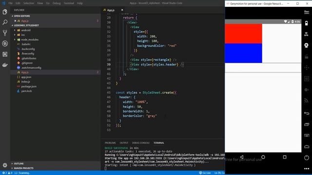 9. Lập Trình React Native 2019 : Định Dạng Giao Diện Với StyleSheet ( Stylesheet in React Native ) смотреть онлайн