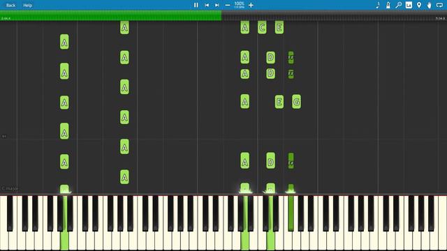 Joe Cocker - Unchain my Heart PIANO TUTORIAL (SYNTHESIA) смотреть онлайн