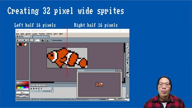 Amiga Hardware Programming in C Part 4 - Sprites смотреть онлайн