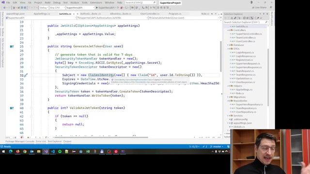 Login - API - JWT - roller, authentication, middleware смотреть онлайн