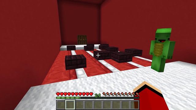 How JJ And Mikey Built a House Inside Villager's BED - in Minecraft Maizen смотреть онлайн