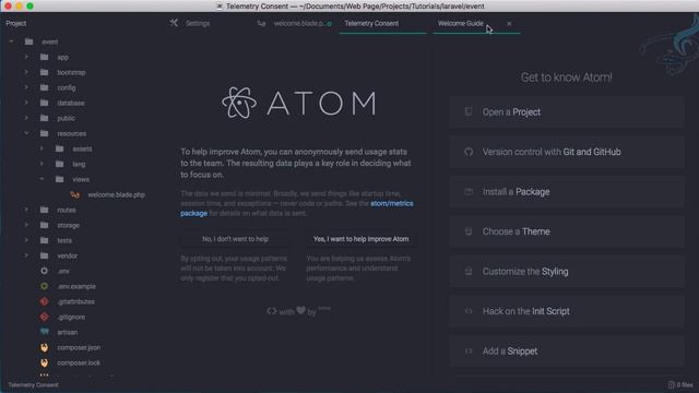 Atom Text Editor - Laravel Specific Packages #8 смотреть онлайн