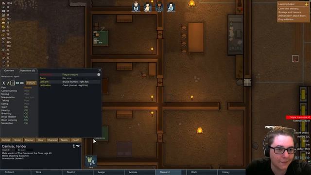 Combs and Crazy time | Rimworld Rough Ride смотреть онлайн