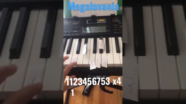 Actual megalovania piano tutorial смотреть онлайн