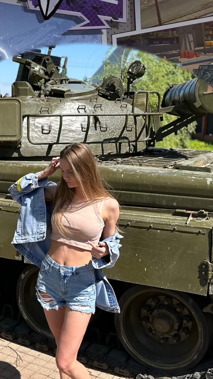 Заспамили подарочками танкистку