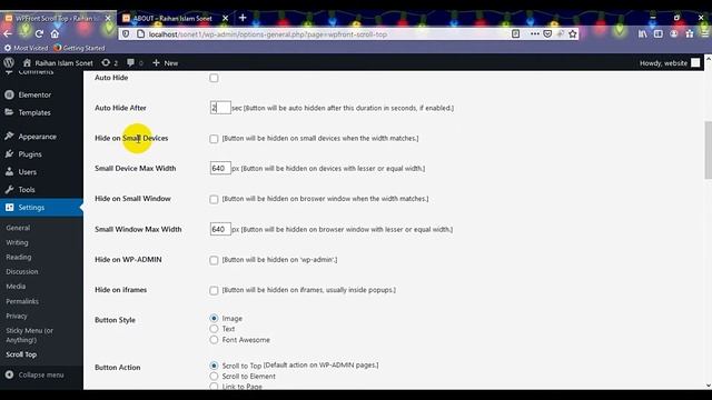 How to Add Scroll to Top Button free Plugin on WordPress смотреть онлайн