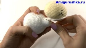 Игрушка амигуруми "Амигурушка Рождественский ангел" крючком. Урок 40. Часть 1. Мастер класс