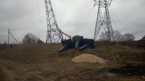 Демонтаж анкерной опоры +10