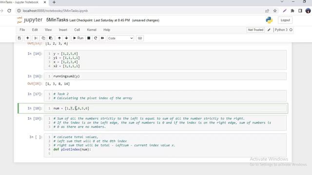 5 min Task 2 - Pivot Index #Python #programming #automation #codingforkids #coding смотреть онлайн