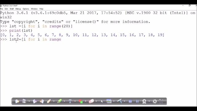Python List Comprehension Using range with single parameter and 3 parameters смотреть онлайн