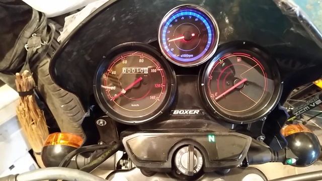 Тюнинг Bajaj Boxer 150X тахометр смотреть онлайн