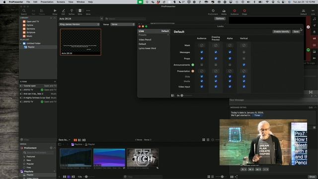 ProPresenter 7 Tutorial: How to fake telestrator with the Video Pencil app смотреть онлайн