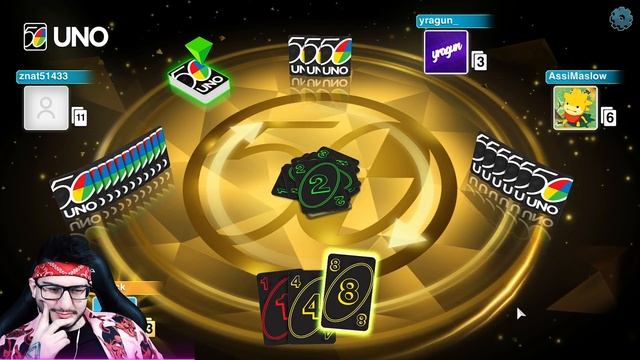 ИГРАЮ ПРОТИВ НЕГОДЯЕВ В UNO 50th ANNIVERSARY смотреть онлайн