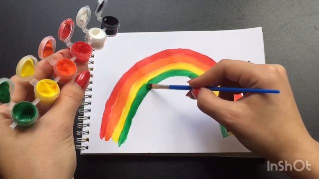 Уроки рисования для детей! Рисуем радугу! смотреть онлайн