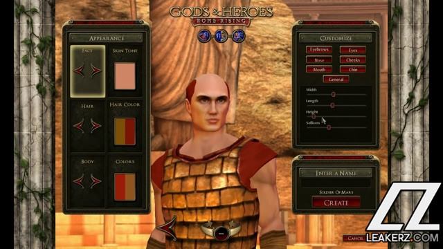 Gods & Heroes: Rome Rising - Character Editor смотреть онлайн