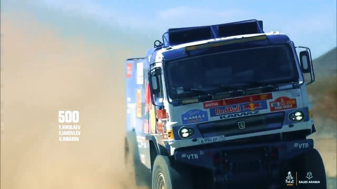 КАМАЗ-мастер на Дакар 2022 — 1 января, пролог гонки. Четвёрка лидеров — КАМАЗы