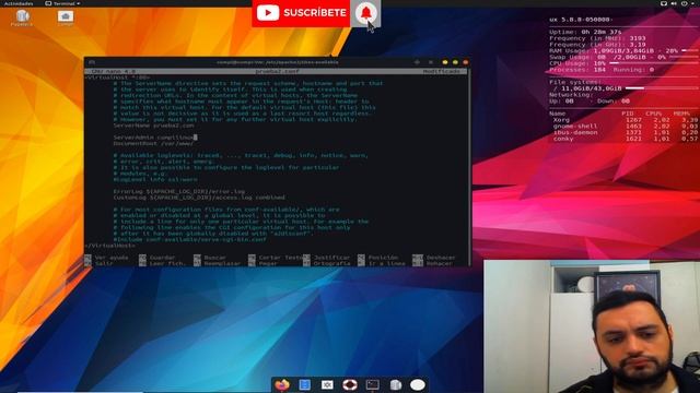 CONFIGURACIÓN VIRTUAL HOSTS APACHE EN LINUX (UBUNTU 20.04) | CAP #2 смотреть онлайн