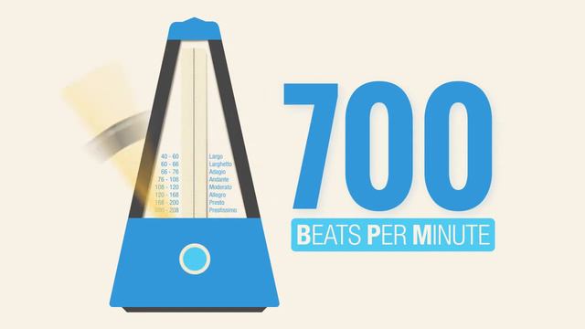 700 BPM Metronome | The BLuetiFuLL MeTRoNoME