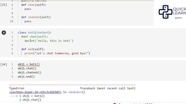 Abstract method and Abstract class in python смотреть онлайн