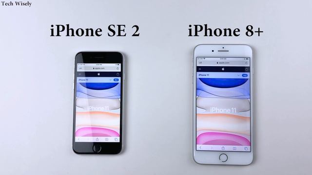 iPhone SE 2 vs iPhone 8 Plus Speed Performance Test смотреть онлайн
