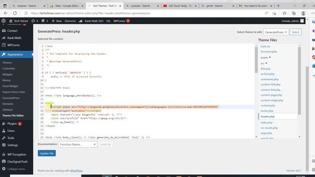 How to fix Google Adsense code was not found | Adsense Code Missing | Fix this code error Problem? смотреть онлайн