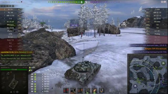 BatChat 25 t 90mm Gameplay | World of Tanks смотреть онлайн