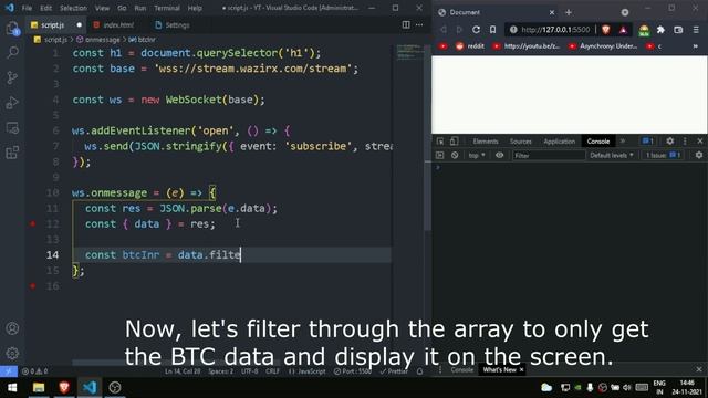 Working with Wazirx's Web Sockets to get crypto-currencies data in real-time | No Auth Key Required смотреть онлайн