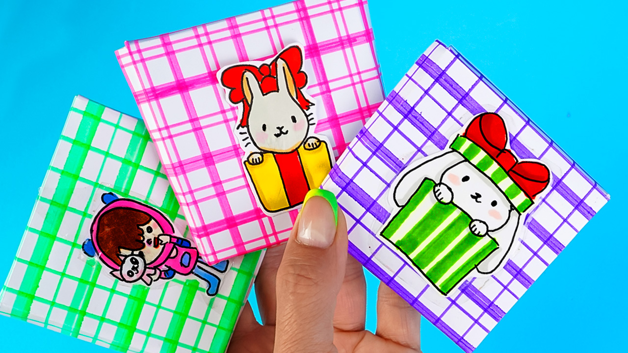 Как сделать из бумаги коробку сюрприз Простые поделки своими руками смотреть онлайн