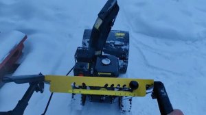 HUTER SGC 4100 бензиновый снегоуборщик обзор.mp4