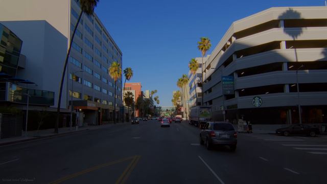 Driving Through Iconic LA From Calabasas To Sun Valley Via Downtown Los Angeles