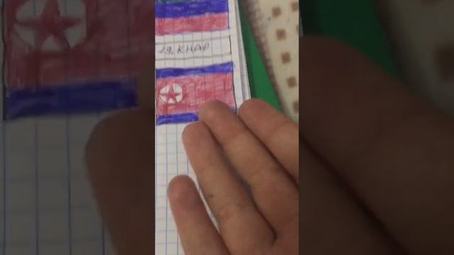 Нарисовал флаг КНДР какой флаг нарисовать ещё??? смотреть онлайн