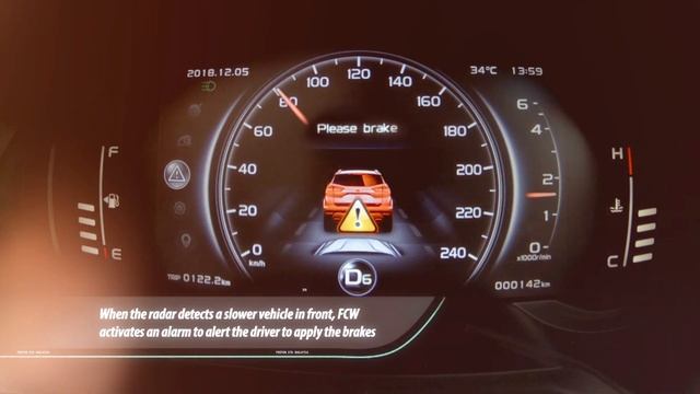 PROTON X70 - Autonomous Emergency Braking & Forward Collision Warning смотреть онлайн