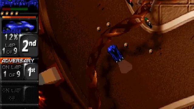 Destroying the Adversary in 25 seconds - Death Rally (1996) смотреть онлайн