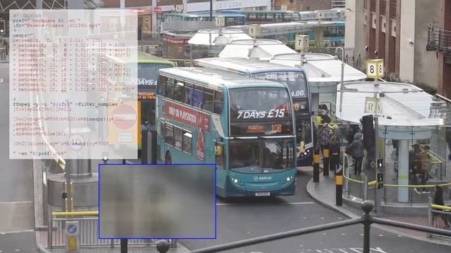 ffmpeg examples - Blur following object movement - crop, then blur, and overlay смотреть онлайн