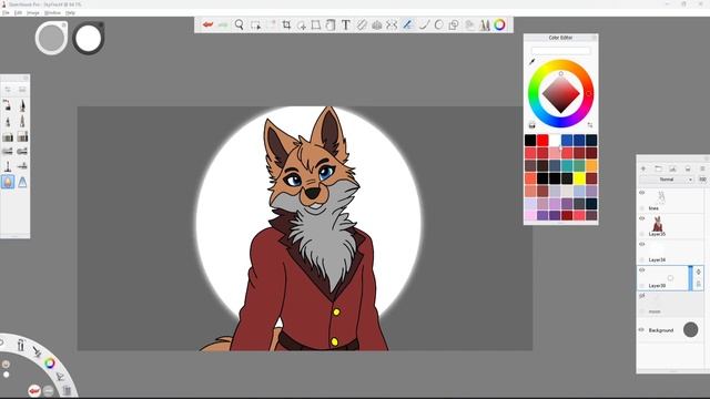 SpeedPainting new furry character design смотреть онлайн