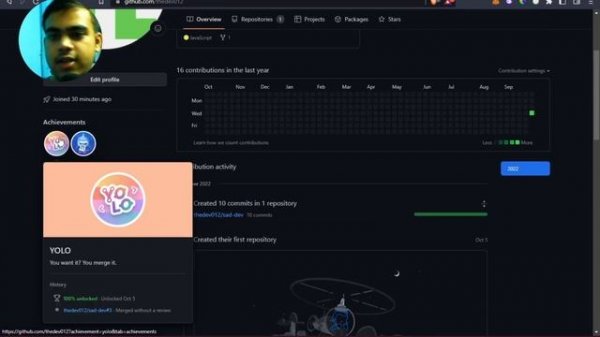 Unlock GitHub Profile Achievements | YOLO, GitHub Galaxy, Pair Extraordinaire, Quickdraw and more!