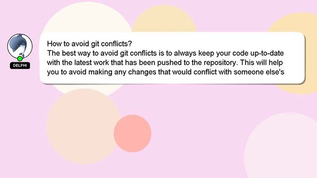 How to avoid git conflicts? смотреть онлайн