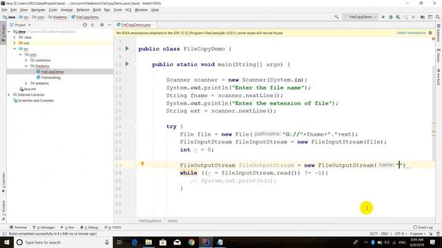 File Handling with JAVA смотреть онлайн