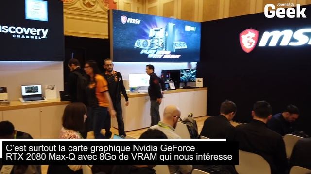CES 2019 : laptop gaming MSI GS75 Stealth смотреть онлайн
