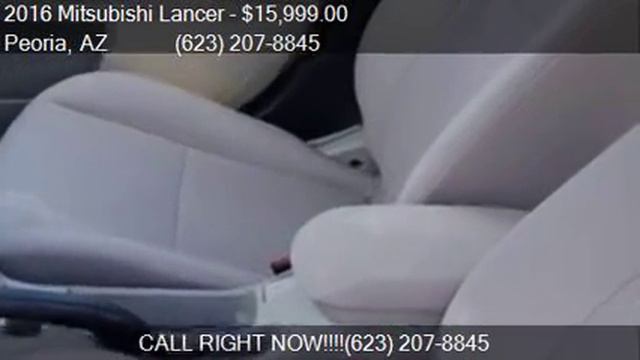 Lunde Mitsubishi Dealer | 2016 Mitsubishi Lancer ES 4dr Sedan CVT for sale in Peoria, AZ смотреть онлайн