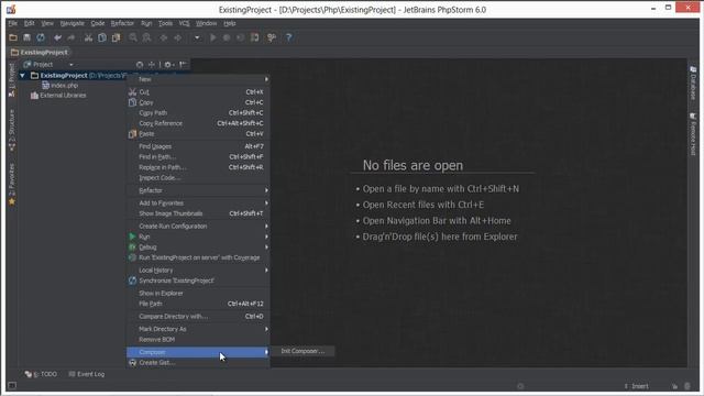 Composer Support in PhpStorm - PhpStorm Video Tutorial смотреть онлайн