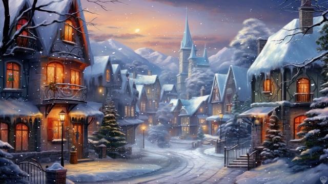 Snow Street Christmas Screensaver/Wallpaper смотреть онлайн