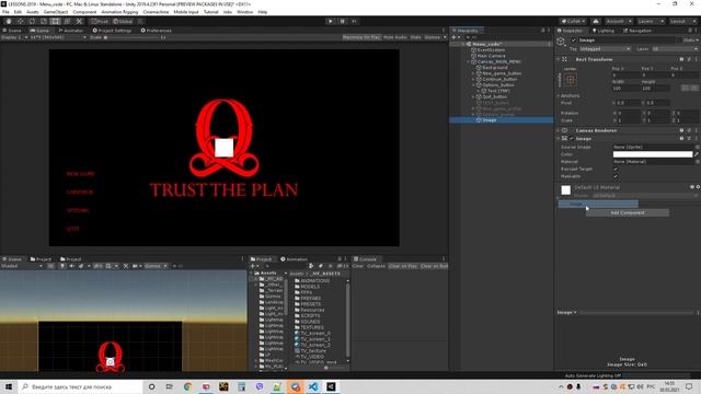 Меню в Unity - Интерфейс - UI - Программирование кнопок главного меню / Как создать игру [Урок 98] смотреть онлайн