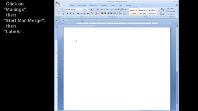 Tutorial sequentially numbered Avery Labels with Word and Excel 2007 смотреть онлайн