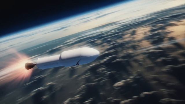 Falcon Heavy Animation смотреть онлайн