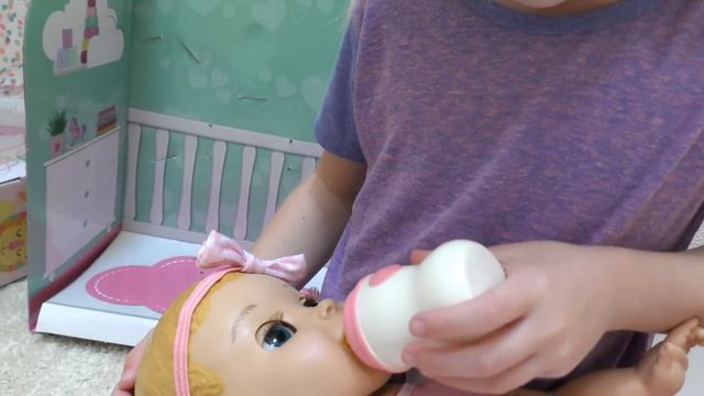 Taking Care Of A Newborn Baby! Luvabella Baby Doll Toy
