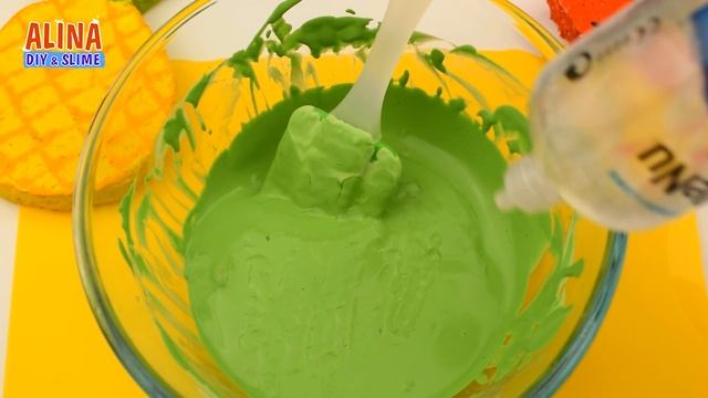 Летний лизун. Как сделать флаффи слайм без тетрабората натрия смотреть онлайн